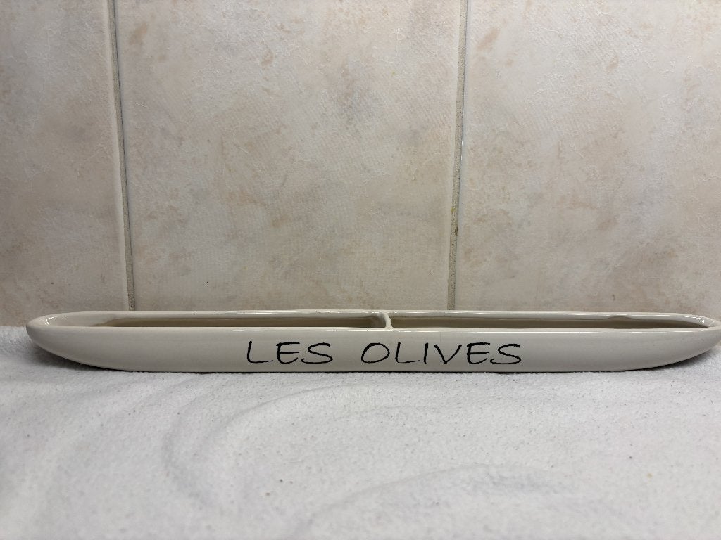 Langwerpige Olijven Schaal " Les Olives " (9), Ophalen of Verzenden