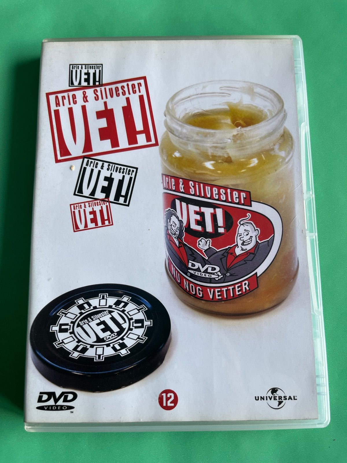 Arie & Silvester: Vet! - DVD, Stand-up of Theatershow, Vanaf 12 jaar, Gebruikt, Bonusmateriaal