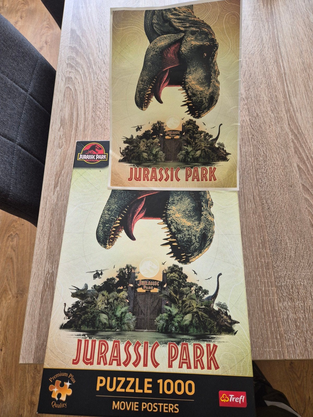 Te koop puzzel van Jurrasic park 1000 stukjes compleet, Ophalen of Verzenden