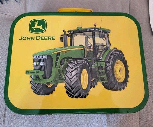 John Deere Metalen Koffer / Opbergbox, Ophalen of Verzenden, Zo goed als nieuw