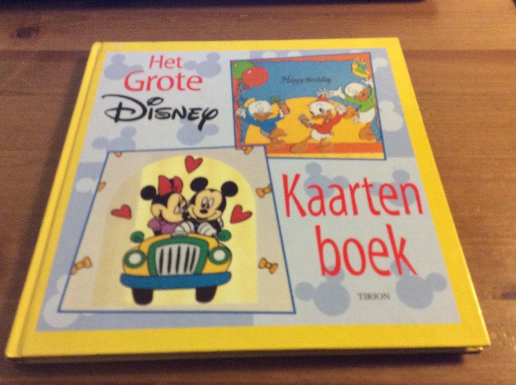 het grote disney kaartenboek. zgan, Verzamelen, Disney, Zo goed als nieuw, Overige typen, Ophalen of Verzenden