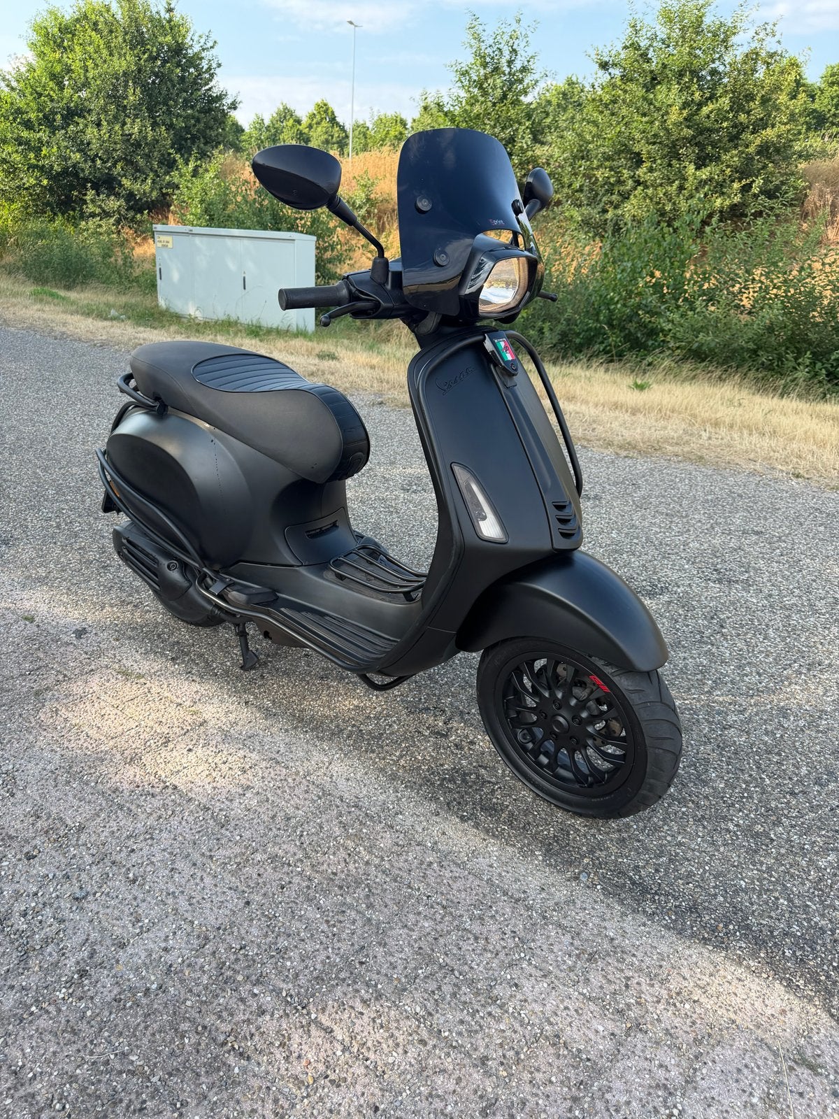 Vespa Sprint Full Option Mat Zwart, Ophalen of Verzenden, Zo goed als nieuw