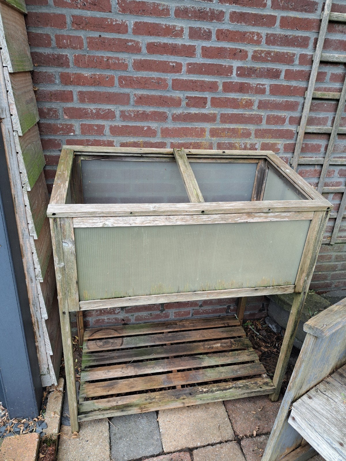 Gratis plantenkasje, Ophalen, Polycarbonaat, Gebruikt, Overige materialen