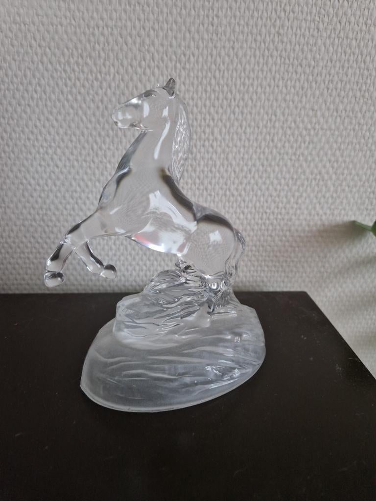 Vintage kristal paard, Antiek en Kunst, Ophalen of Verzenden