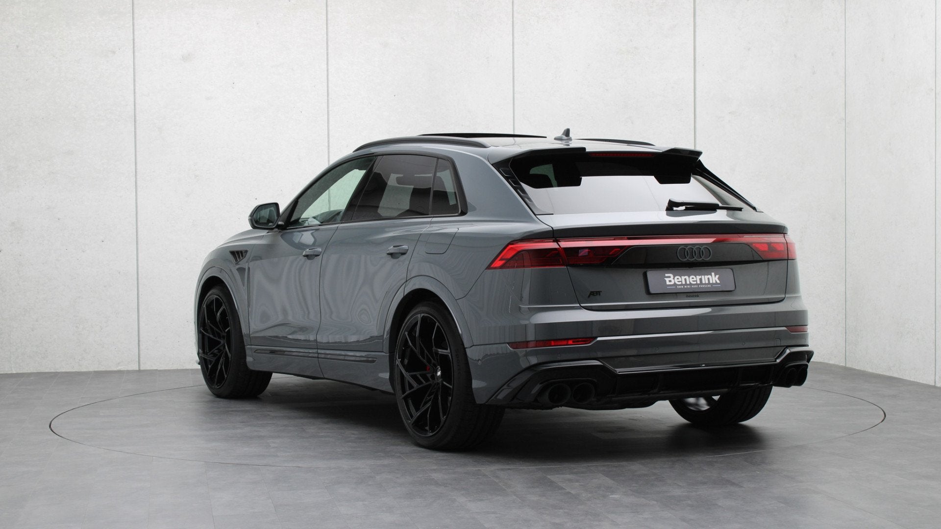 Audi Q8 60 TFSI e quattro ABT 'Grigio Telesto' | B&O 3D | Ma, 12 maanden, Gebruikt, Zwart, 2995 cc