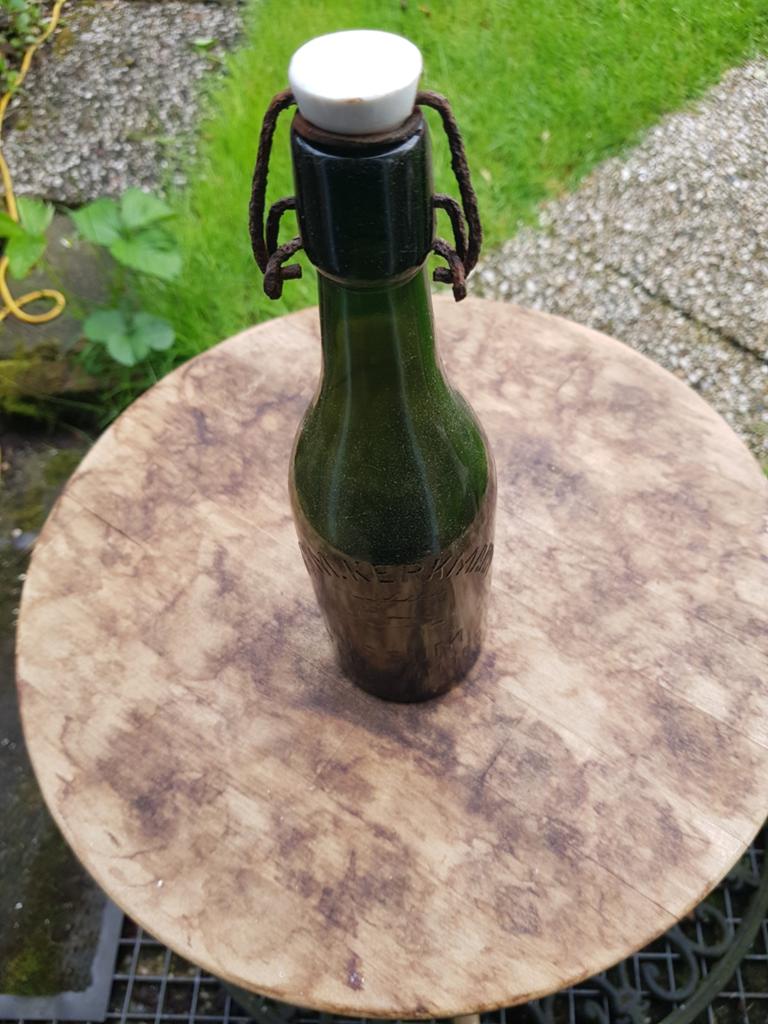 Oude Duitse bierfles kerkmann, Ophalen of Verzenden, Overige typen