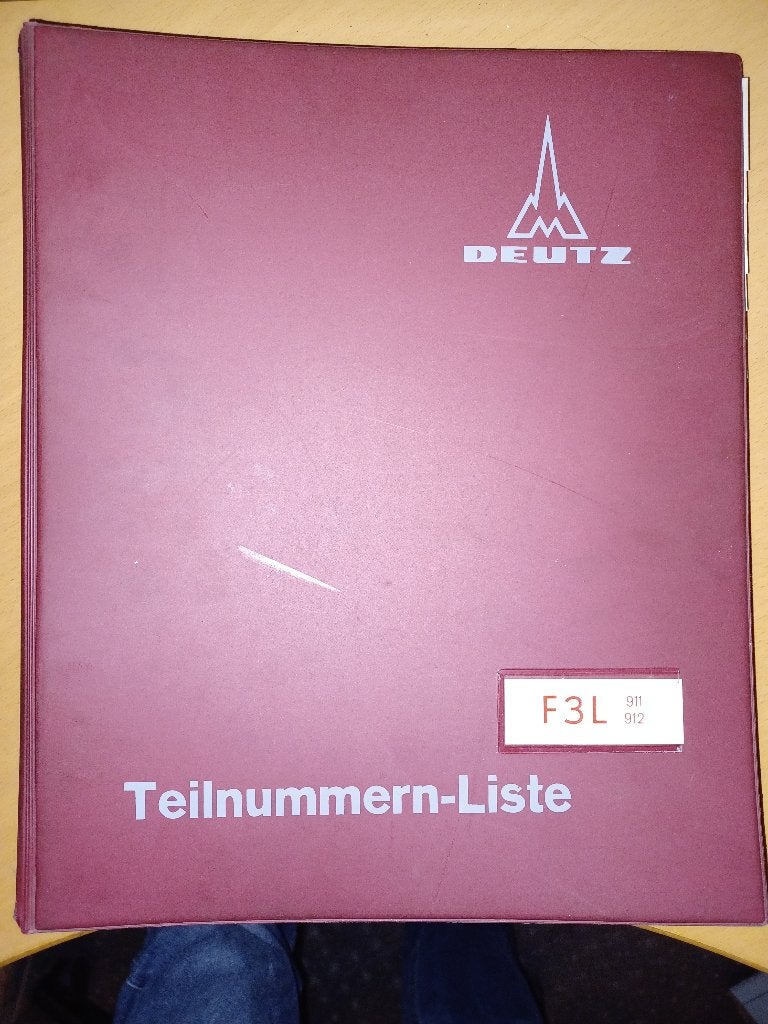 Onderdelenboek Deutz motor F3L911 en F3L912, Ophalen of Verzenden, Gelezen, Tractor en Landbouw
