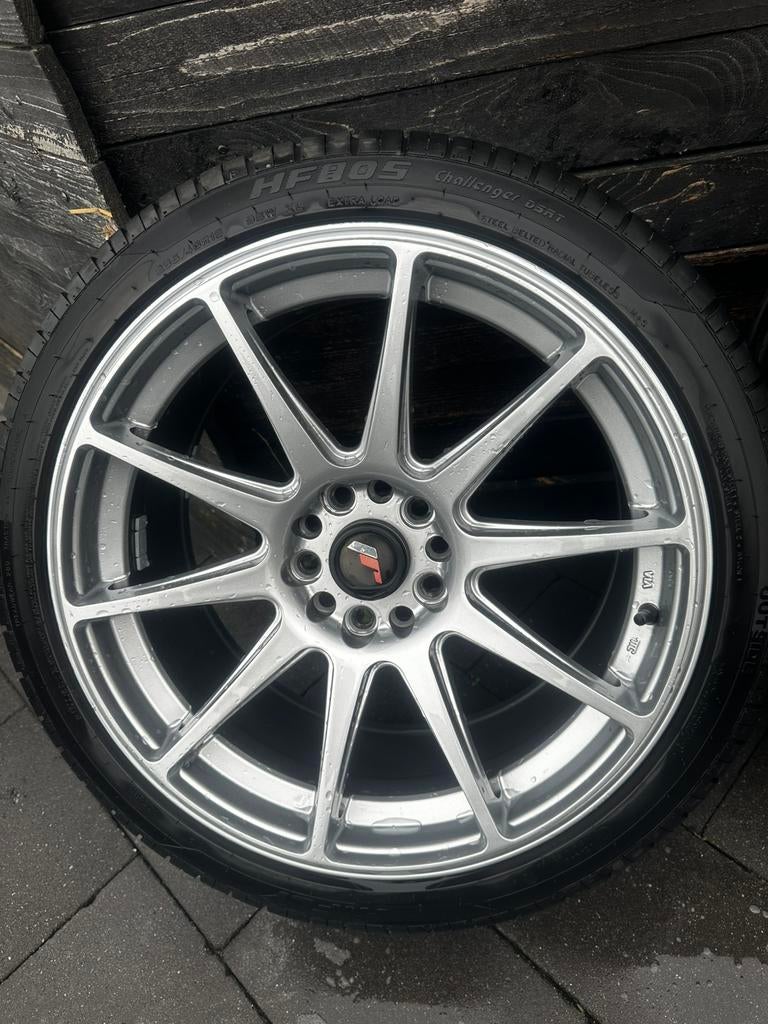 Japan Racing BREEDSET 8,5J 9,5J 5x112 5x114.3 18 inch, Ophalen of Verzenden, Gebruikt, Audi