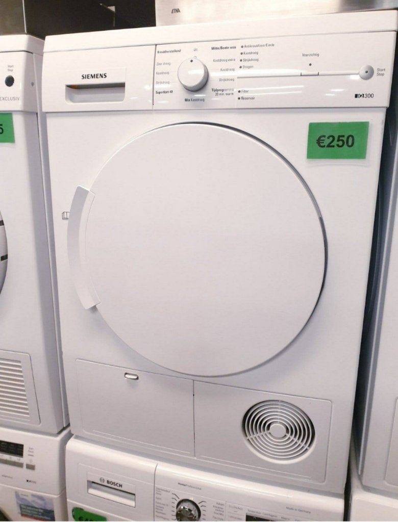 condens droger Siemens 7kg️️️ IQ300 ️️INC GARANTIE, Ophalen, 6 tot 8 kg, Anti-kreukfase, Zo goed als nieuw