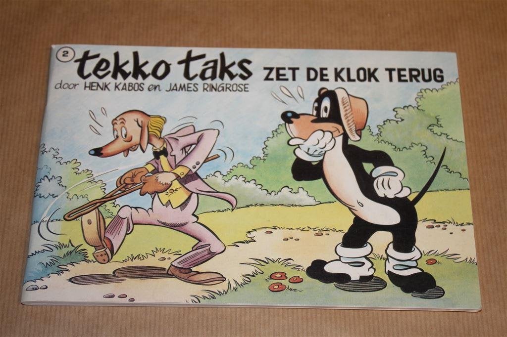 Tekko Taks zet de klok terug., Boeken, Eén stripboek, Ophalen of Verzenden, Gelezen
