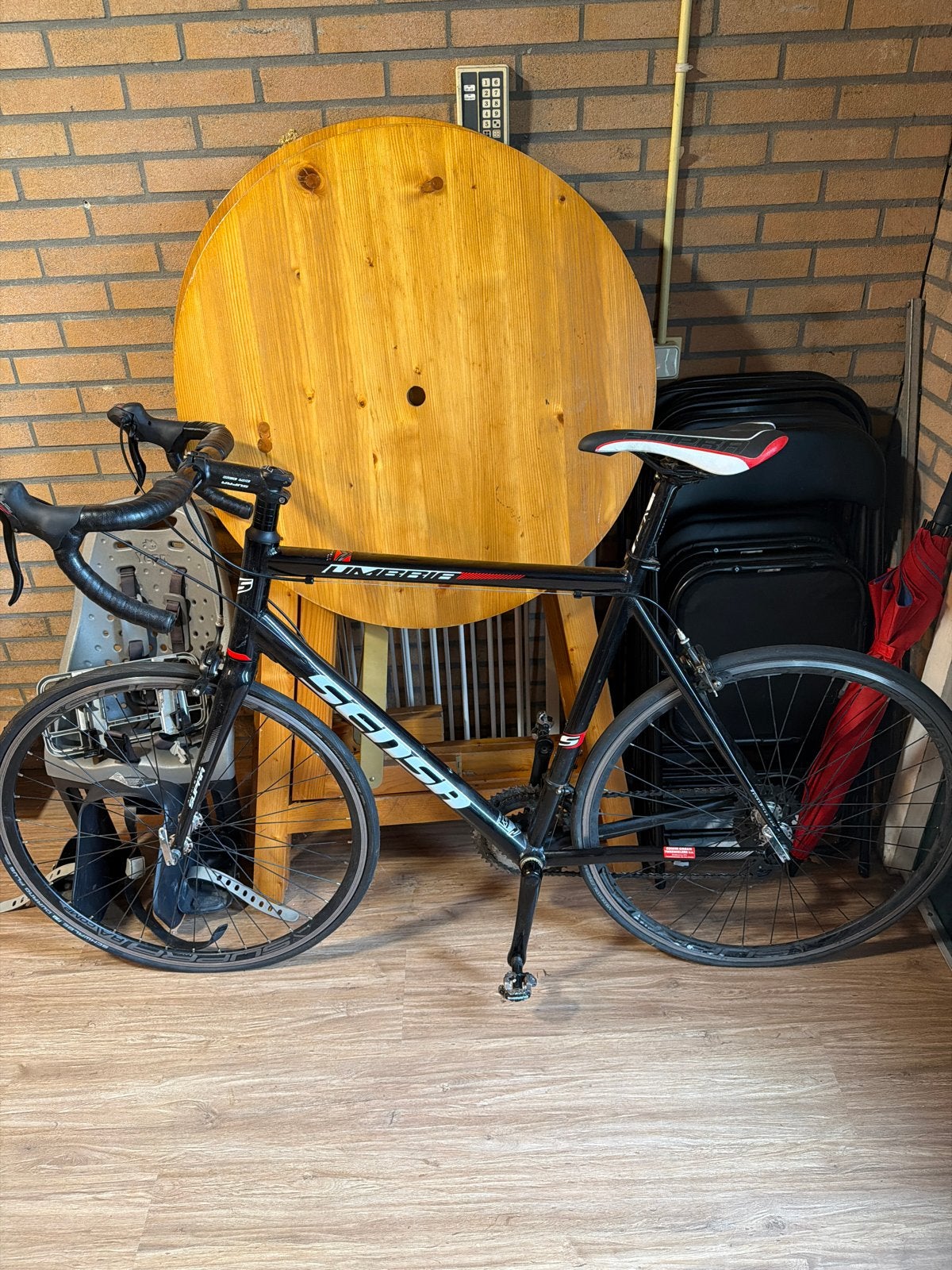 Sensa Umbria Racefiets met klikpedalen, Fietsen en Brommers, Gebruikt, Heren, Aluminium, 57 tot 61 cm