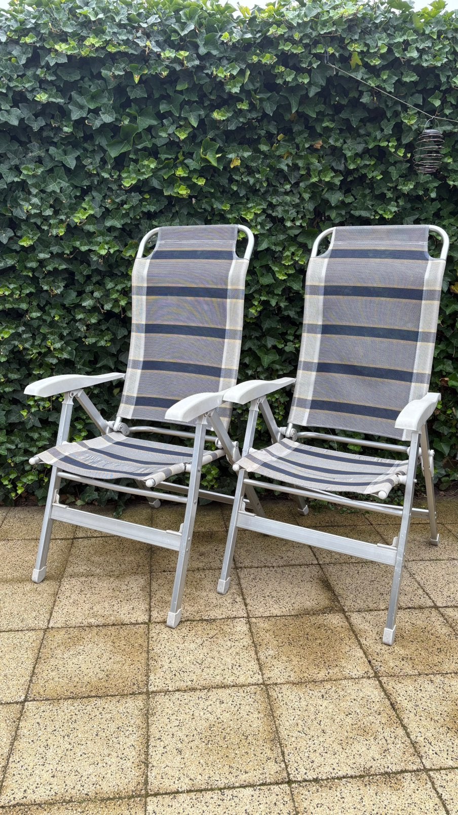 Campart Travel campingstoelen 2 st, Ophalen, Gebruikt, Campingstoel