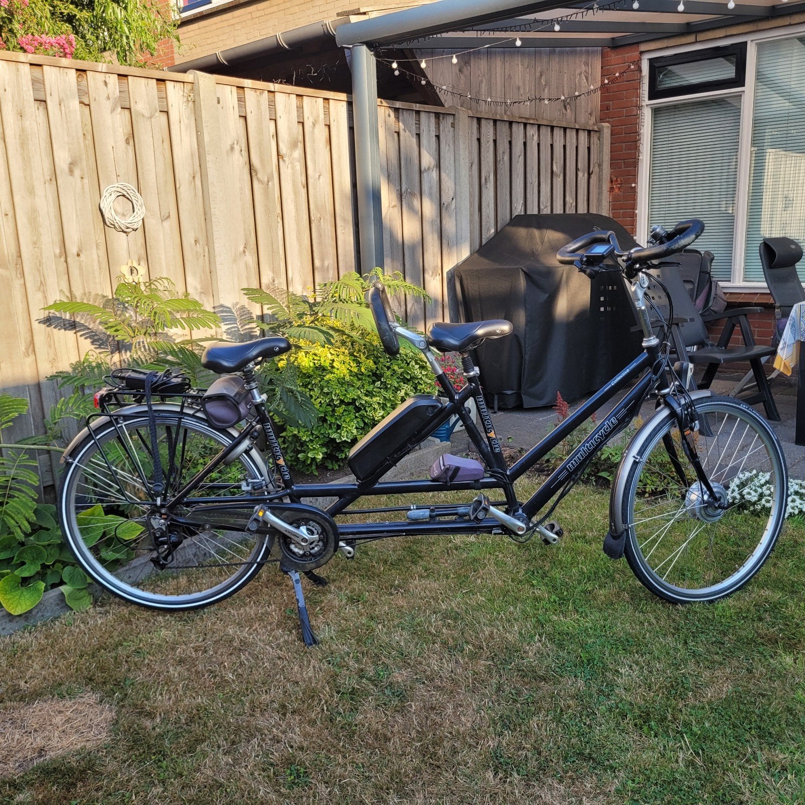Te koop: Multicycle tandem met electrische trapondersteuning, Fietsen en Brommers, Ophalen, Gebruikt, Meer dan 20 versnellingen