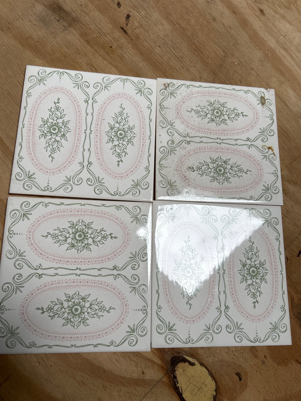 10x Vintage  tegels 15x15 cm - royal spinx hemiksen, Ophalen