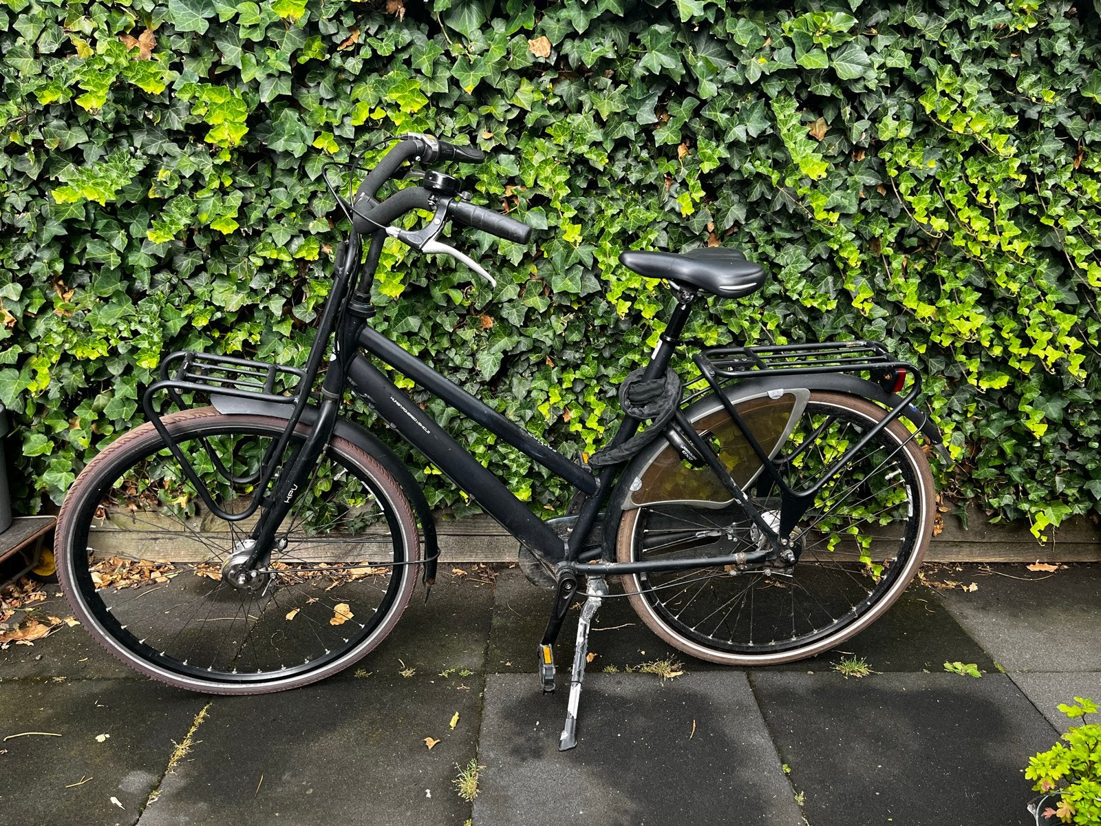 Cortina U4 Transportfiets Dames Zwart, Velgrem, Ophalen, Overige merken, 53 tot 56 cm