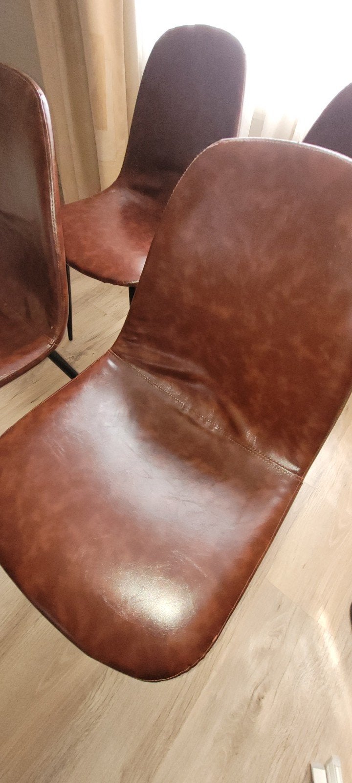 4 eetkamerstoelen, Ophalen, Gebruikt, Eenpersoons, Minder dan 150 cm