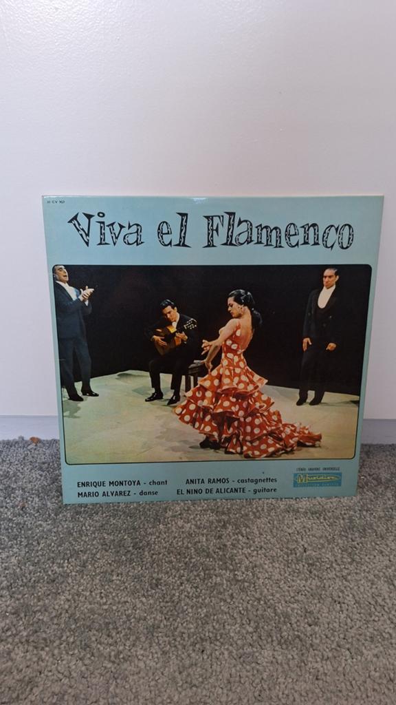 Viva el Flamenco LP - Enrique Montoya, Anita Ramos, Europees, Gebruikt, Voor 1960, Ophalen of Verzenden