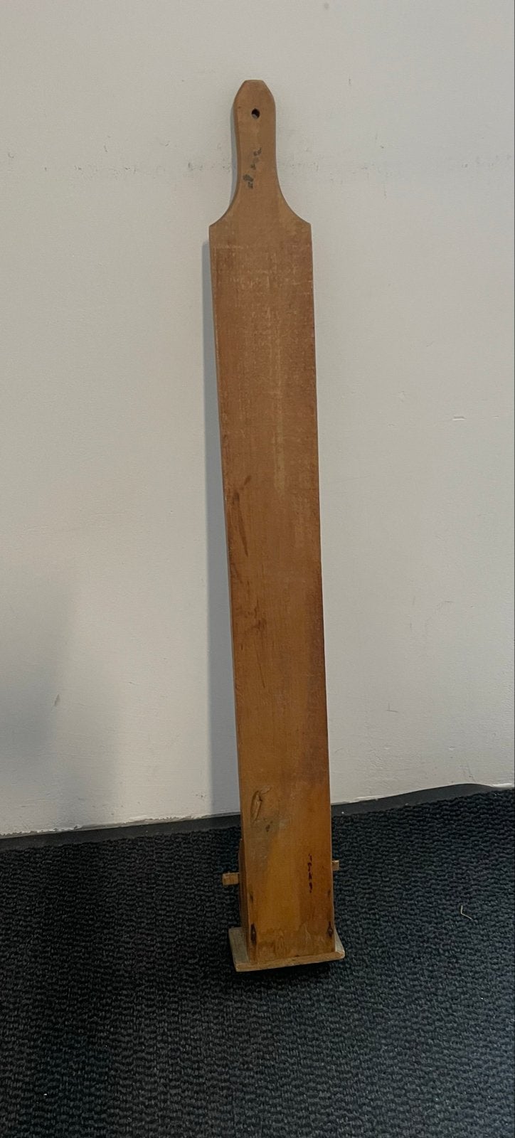 Antieke houten wetplank / slijpplank, Ophalen