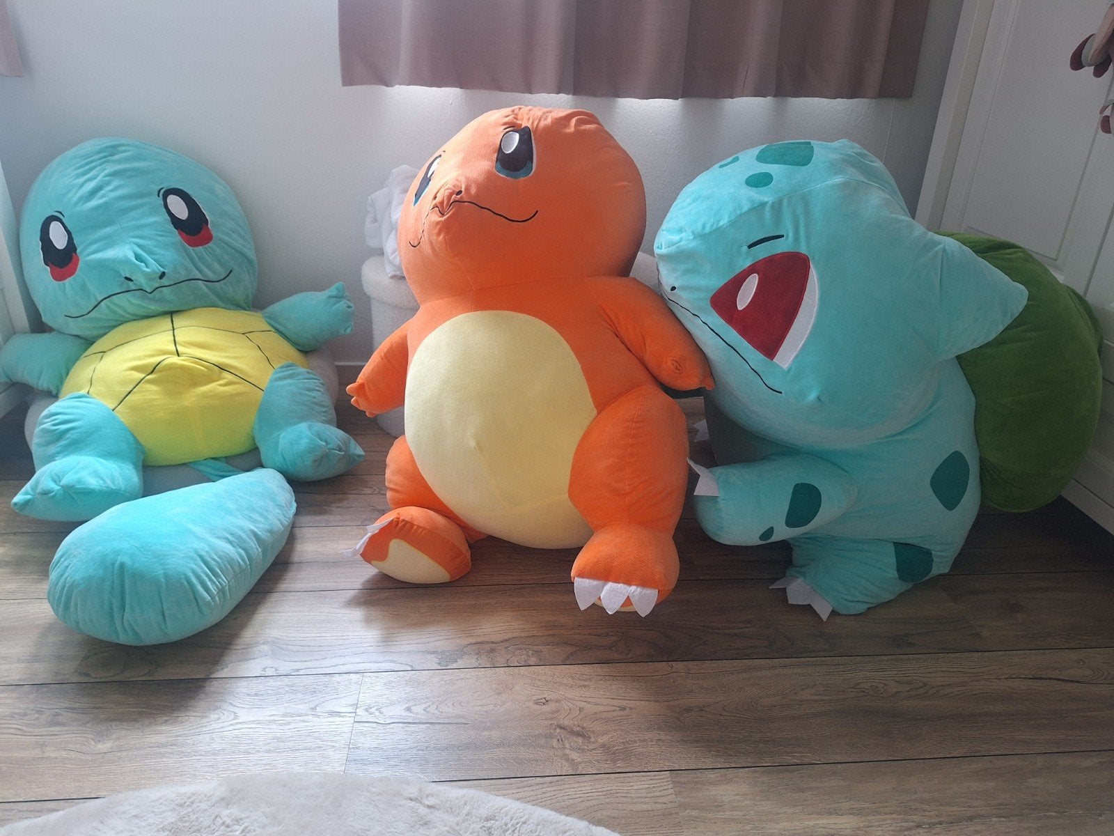 Grote Pokémon knuffels: Charmander, Bulbasaur, Squirtle, Ophalen, Overige merken, Overige typen, Nieuw