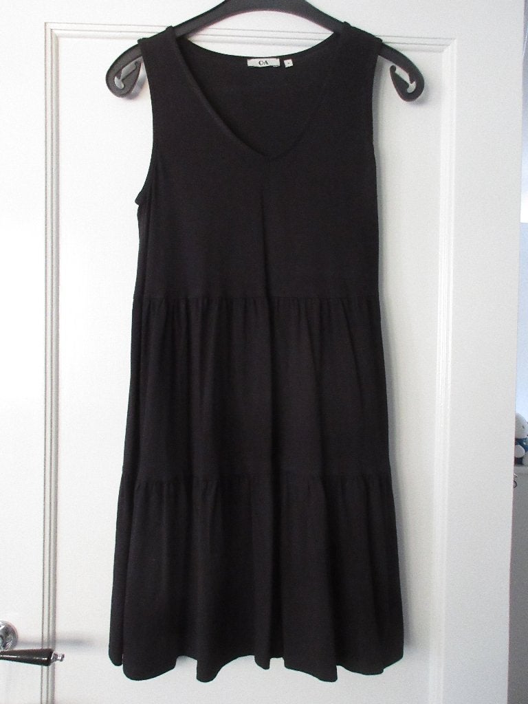 zwart jurkje, jurk C&A S, Kleding | Dames, Zwart, Ophalen of Verzenden, Zo goed als nieuw, Maat 36 (S)