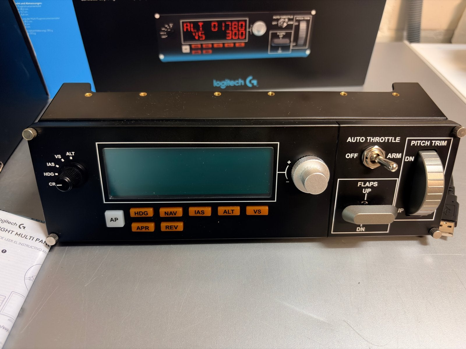 Logitech G Flight Multi Panel - Autopilot Simulator, Ophalen of Verzenden, Overige merken, Zo goed als nieuw