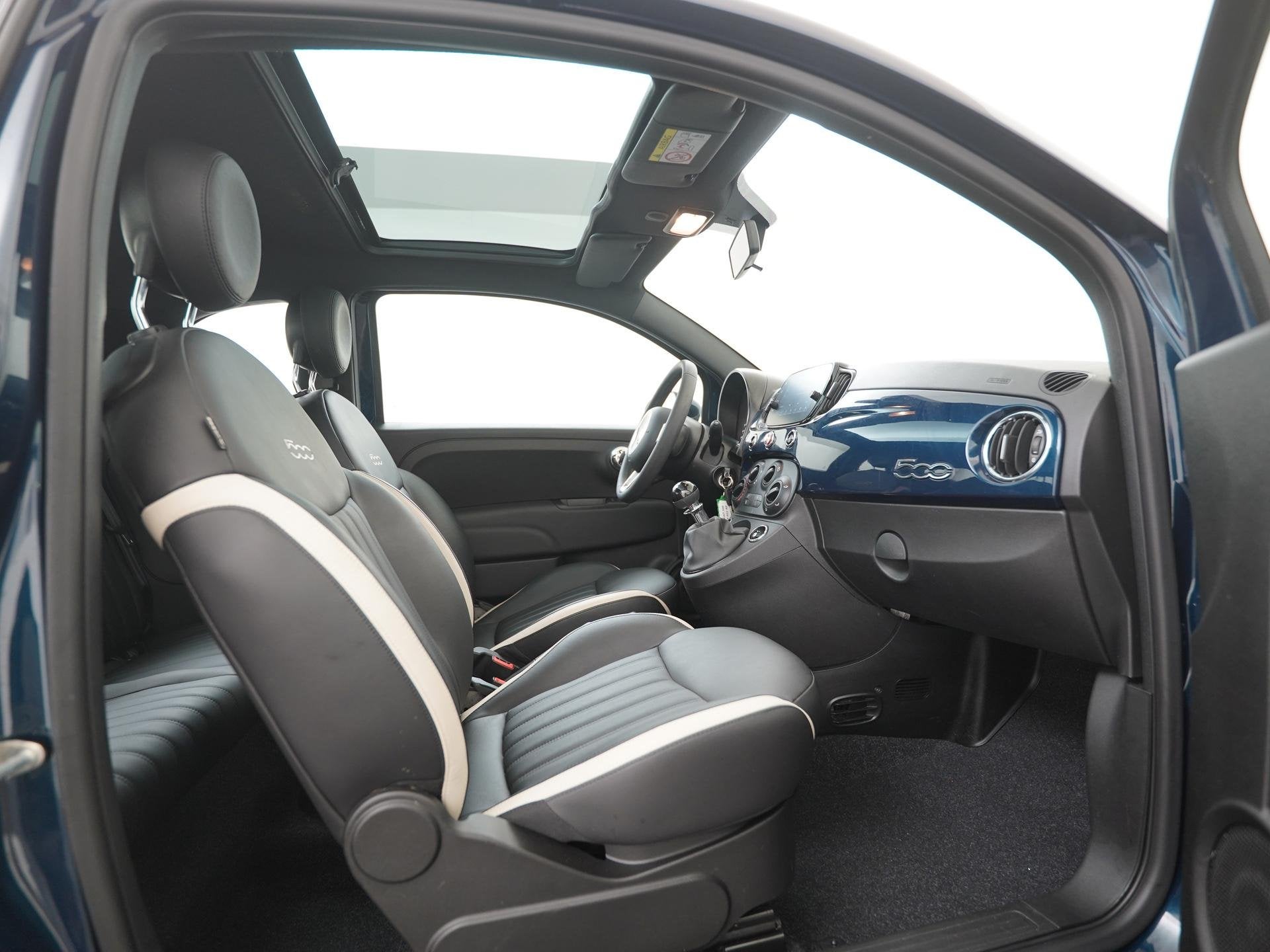 Fiat 500 1.0 Hybrid Dolcevita | Panoramadak | Zondag Open!, Auto's, Voorwielaandrijving, 12 maanden, Stof, Euro 6