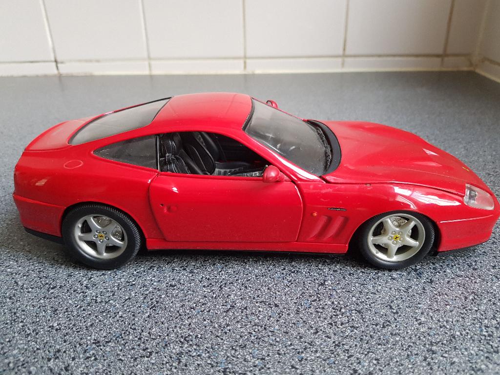 Modelauto Ferrari 550 Maranello (1:18), Ophalen of Verzenden, Zo goed als nieuw, Auto, Anson