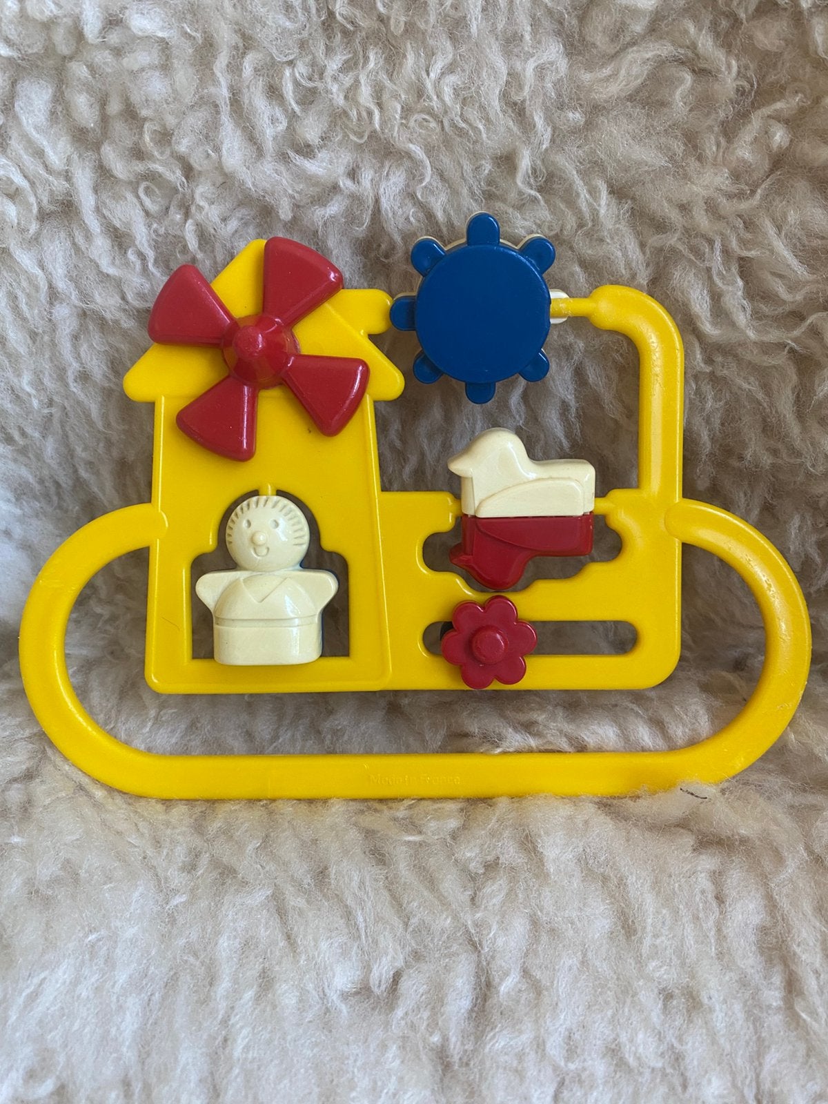 Vintage Ambi Toys rammelaar jaren ‘70, Ophalen of Verzenden, Zo goed als nieuw, Rammelaar
