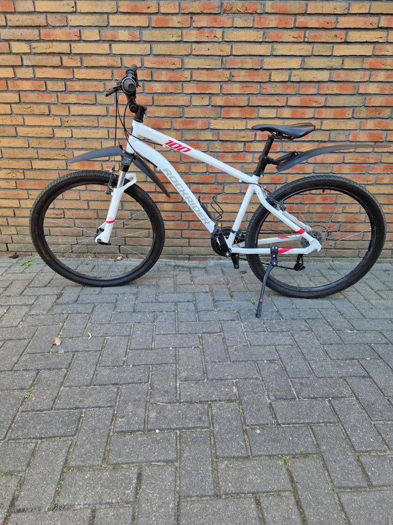 Decathlon Rockrider ST100 Mountainbike dames maat M, Hardtail, Velgrem, 49 tot 53 cm, Zo goed als nieuw