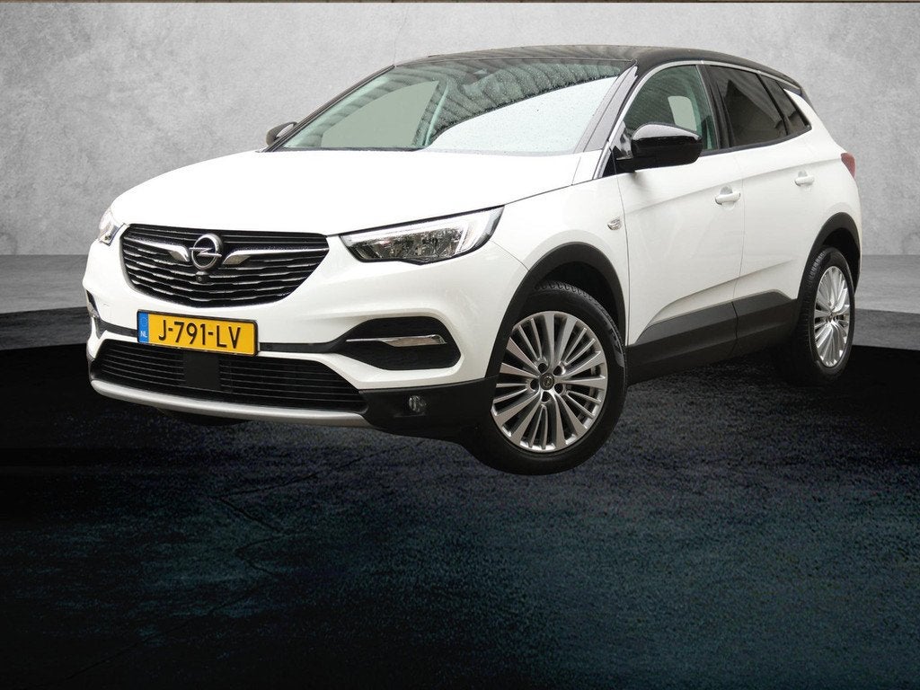 Opel Grandland X 130pk Innovation | 1ste eigenaar | Glazen d, Gebruikt, 1295 kg, Wit, Origineel Nederlands