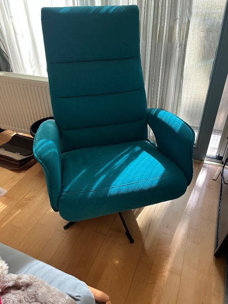 Draaistoel, Ophalen, Gebruikt, Minder dan 75 cm, Stof