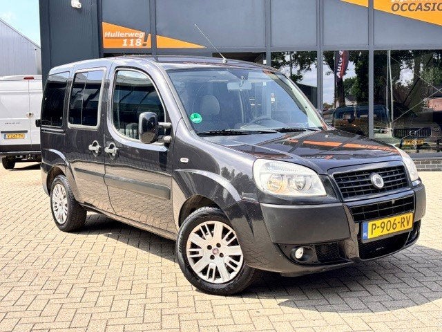 Fiat Doblò 1.4 Malibu/airco/pdc/2 schuifdeur, Auto's, Fiat, Voorwielaandrijving, Gebruikt, 4 cilinders, Zwart