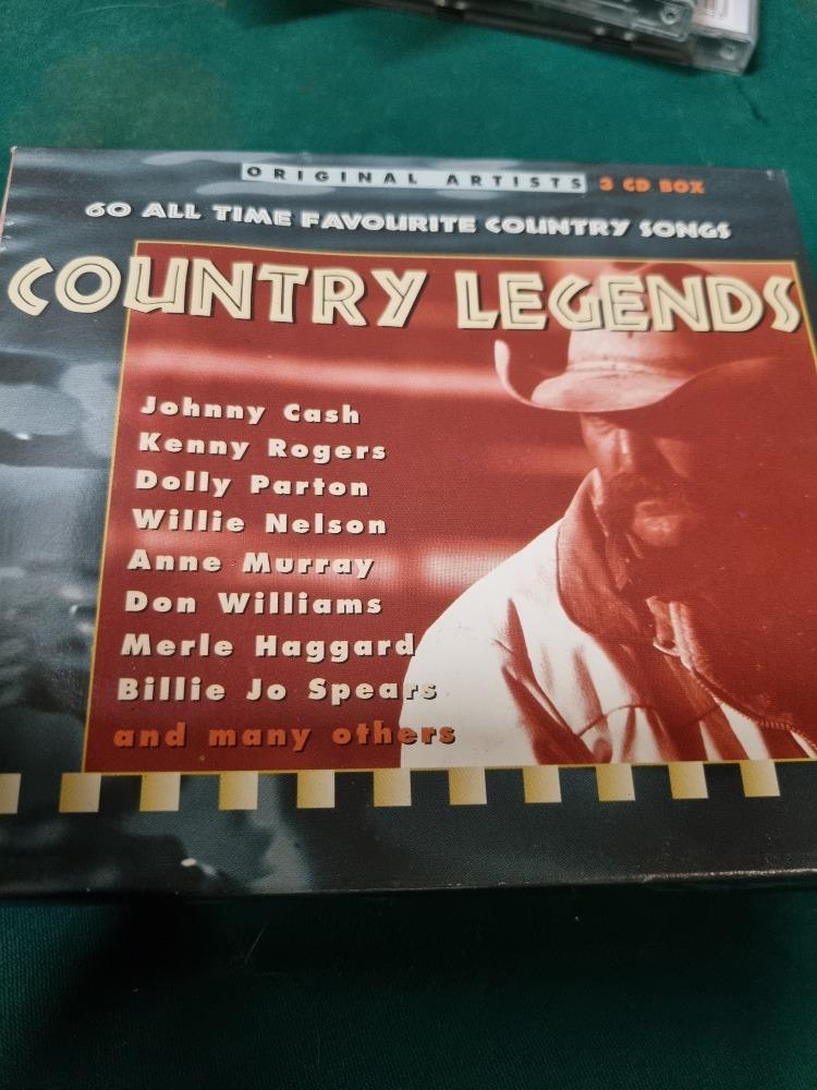 cd country legends 3 cd box, Ophalen of Verzenden