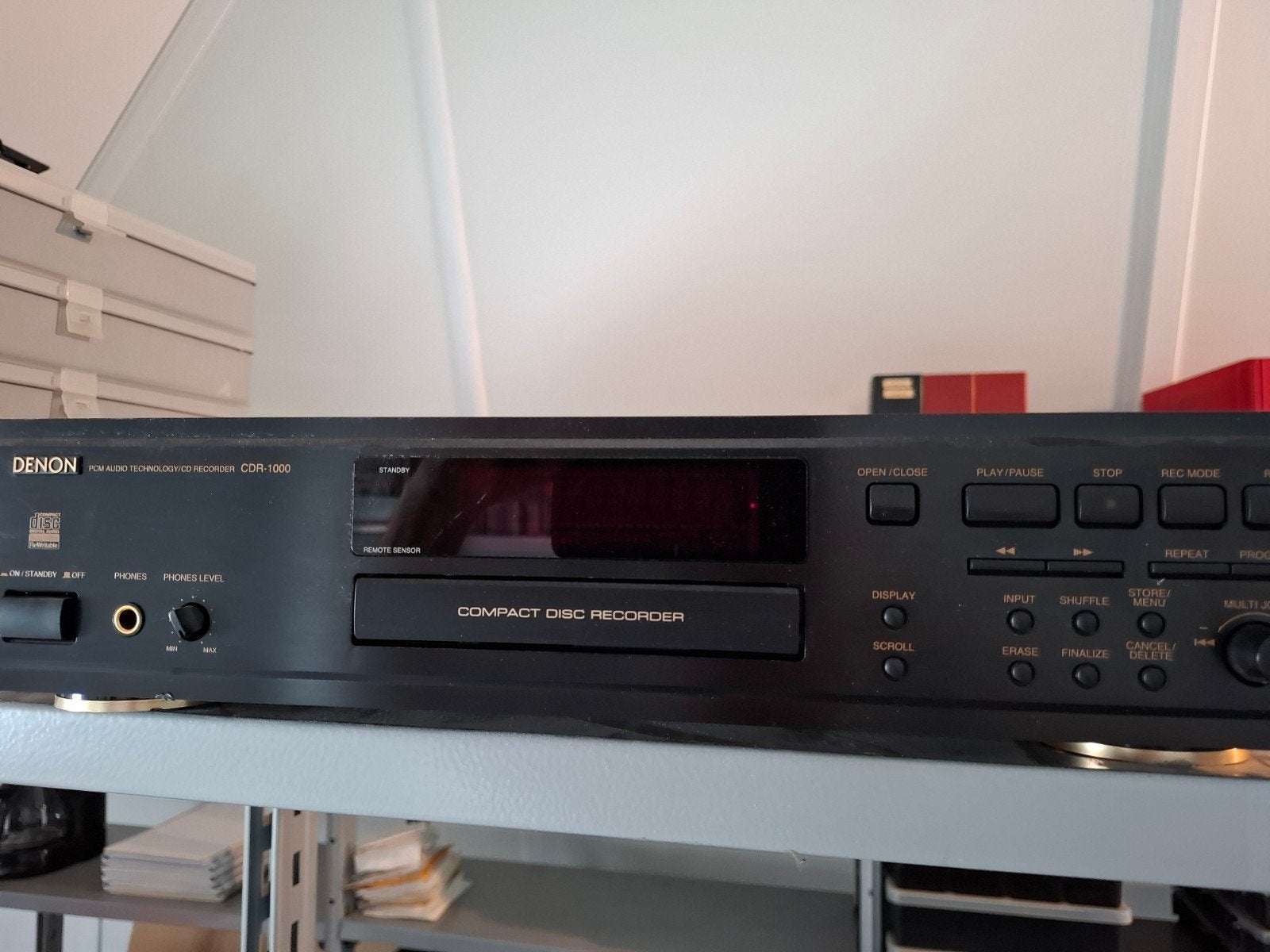 Denon cd recorder CDR 1000, Ophalen of Verzenden, Gebruikt, Overige merken