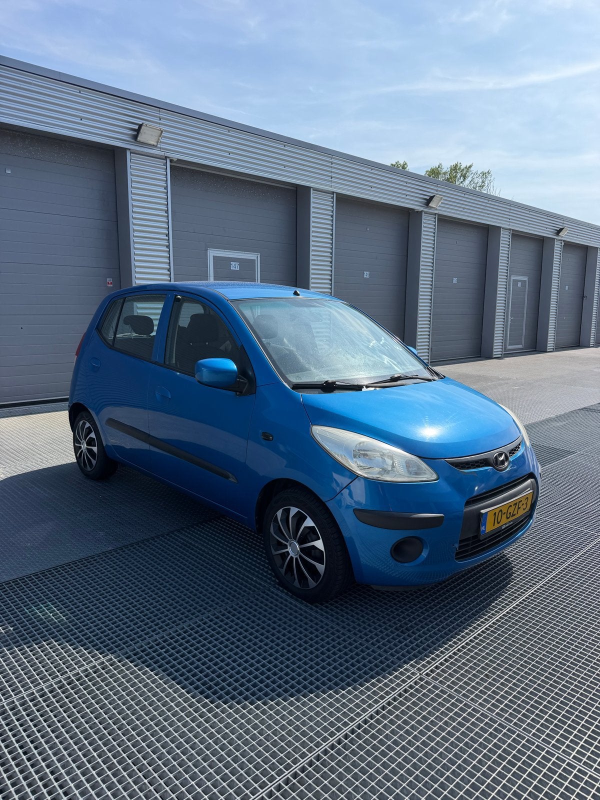 Hyundai i10 1.1 I 5DR 2008 Blauw, Auto's, Voorwielaandrijving, 31 €/maand, 4 cilinders, Origineel Nederlands