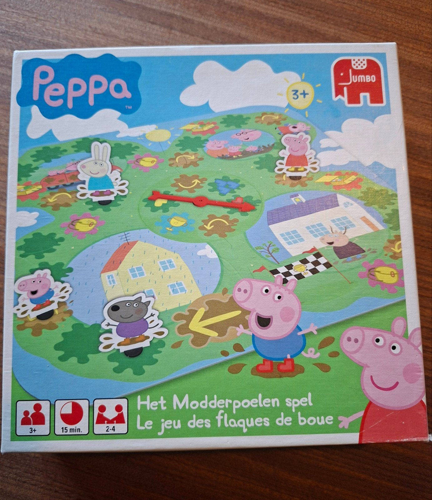 Peppa Big - Het Modderpoelen Spel, Ophalen of Verzenden, Gebruikt, Jumbo