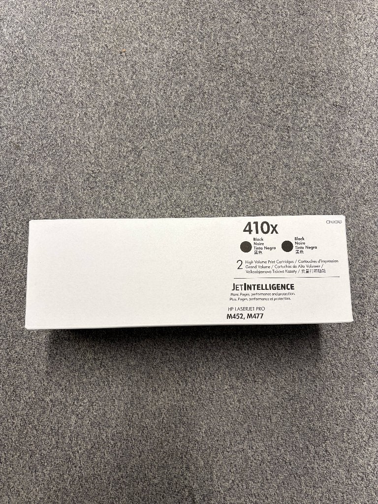 HP 410X Zwarte Toner Cartridge (CF410XD) - (enkele), Ophalen of Verzenden, Nieuw, Toner, HP