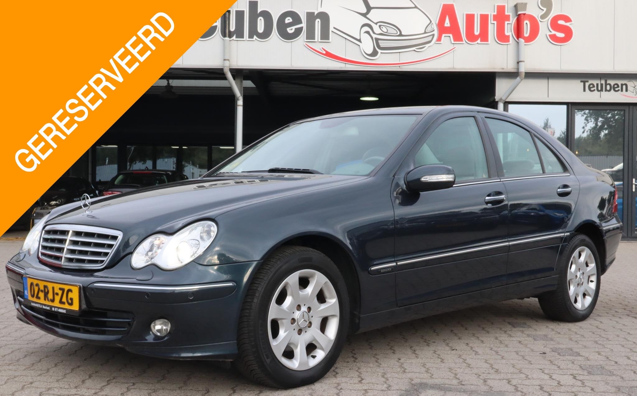 Mercedes-Benz C-klasse 240 Elegance | Trekhaak | Cruise cont, Automaat, Gebruikt, 2597 cc, Zwart