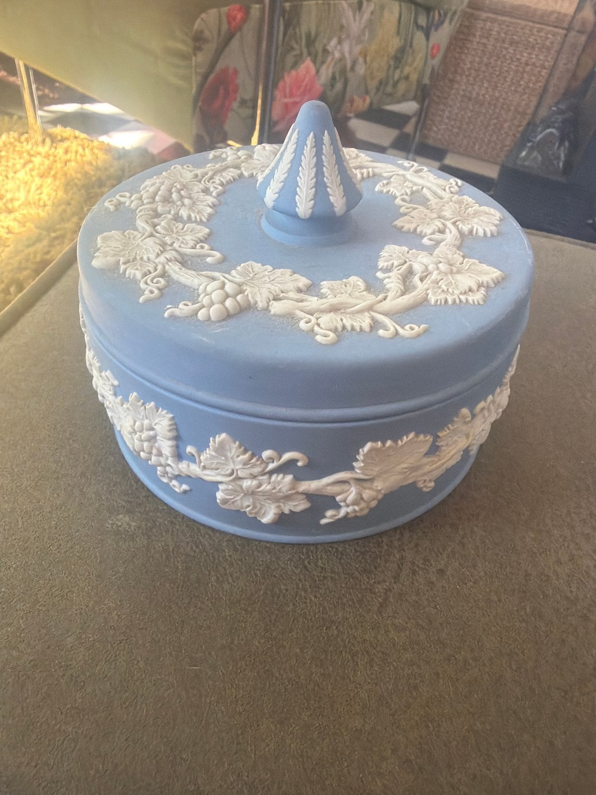 Prachtig Wedgewood bakje met deksel - Jasperware, Antiek en Kunst, Ophalen