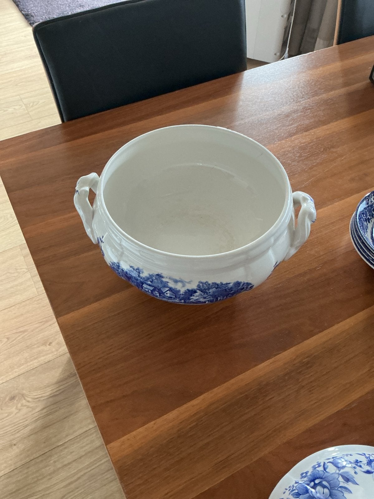 Grote schaal en 8 kleine schaaltjes, Ophalen of Verzenden
