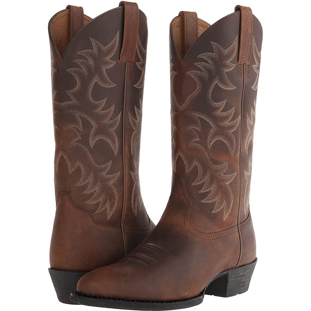 Heren bruine hoge western laarzen / cowboy boots mannen, Verzenden, Nieuw, Bruin, Boots