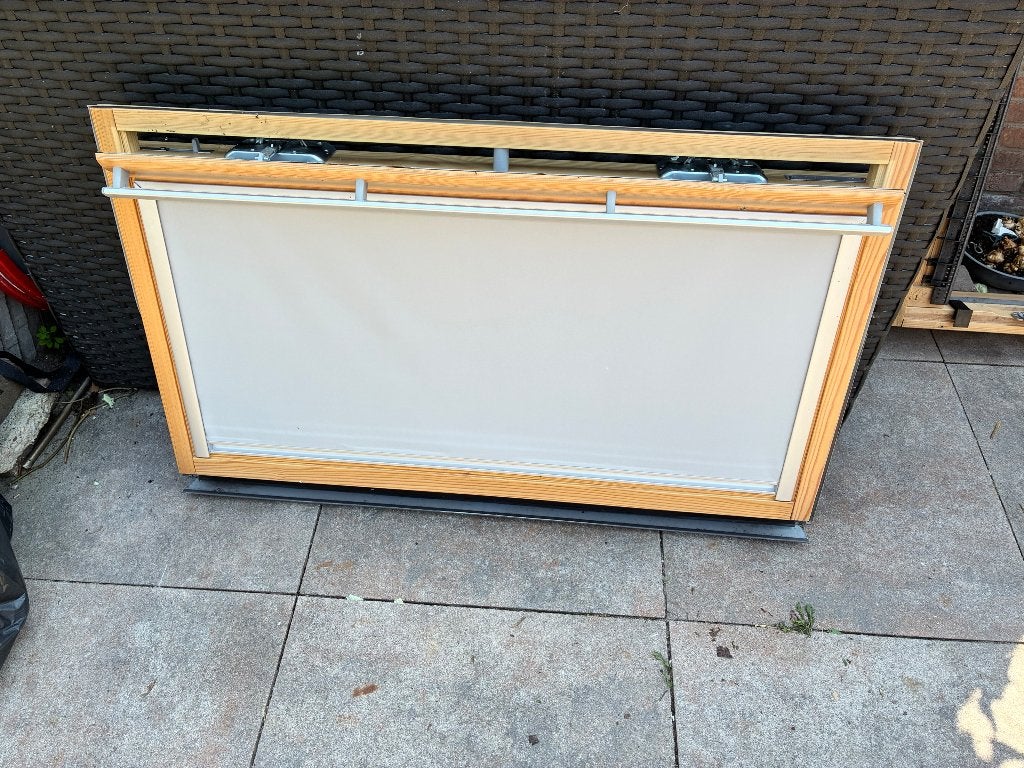 2x Velux dakramen GGL S01, Doe-het-zelf en Verbouw, Glas en Ramen, Ophalen, Gebruikt, Minder dan 80 cm, 80 tot 120 cm