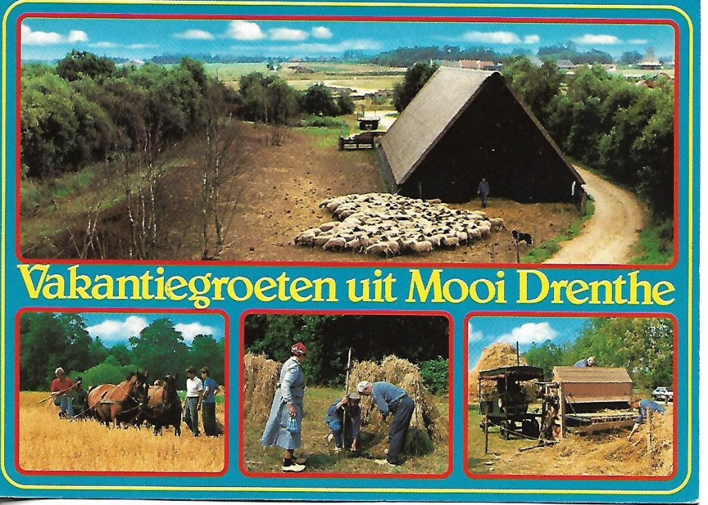 Drenthe- -4-luik., Ophalen of Verzenden, 1980 tot heden, Gelopen, Drenthe