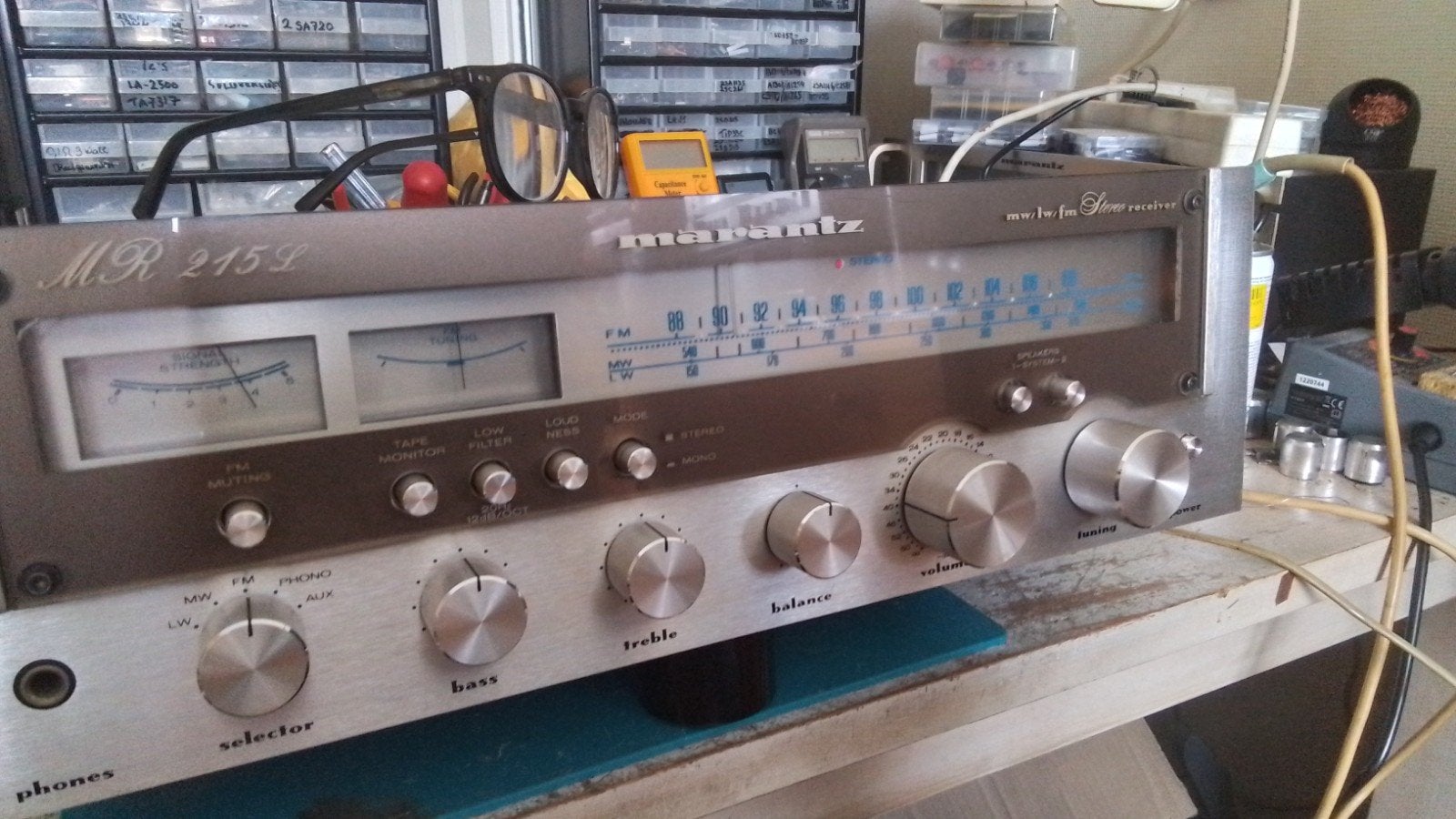 Marantz MR215L Receiver ., Audio, Tv en Foto, Versterkers en Receivers, Gebruikt, Ophalen, Marantz, Minder dan 60 watt