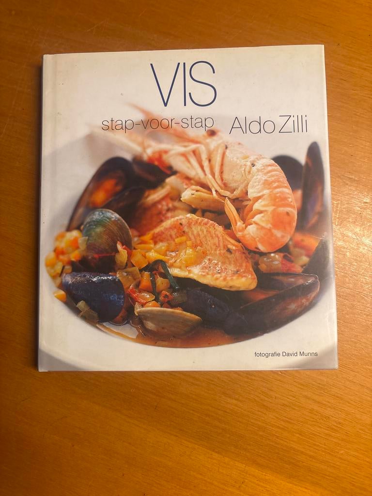 Vis kookboek - stap-voor-stap - Aldo Zilli, Hoofdgerechten, Ophalen of Verzenden, Zo goed als nieuw, Gezond koken