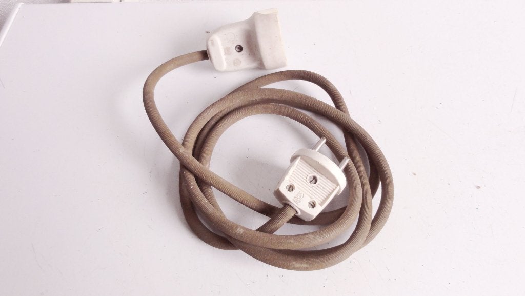Ouderwets verlengsnoer, Ophalen of Verzenden, Gebruikt, Kabel of Snoer