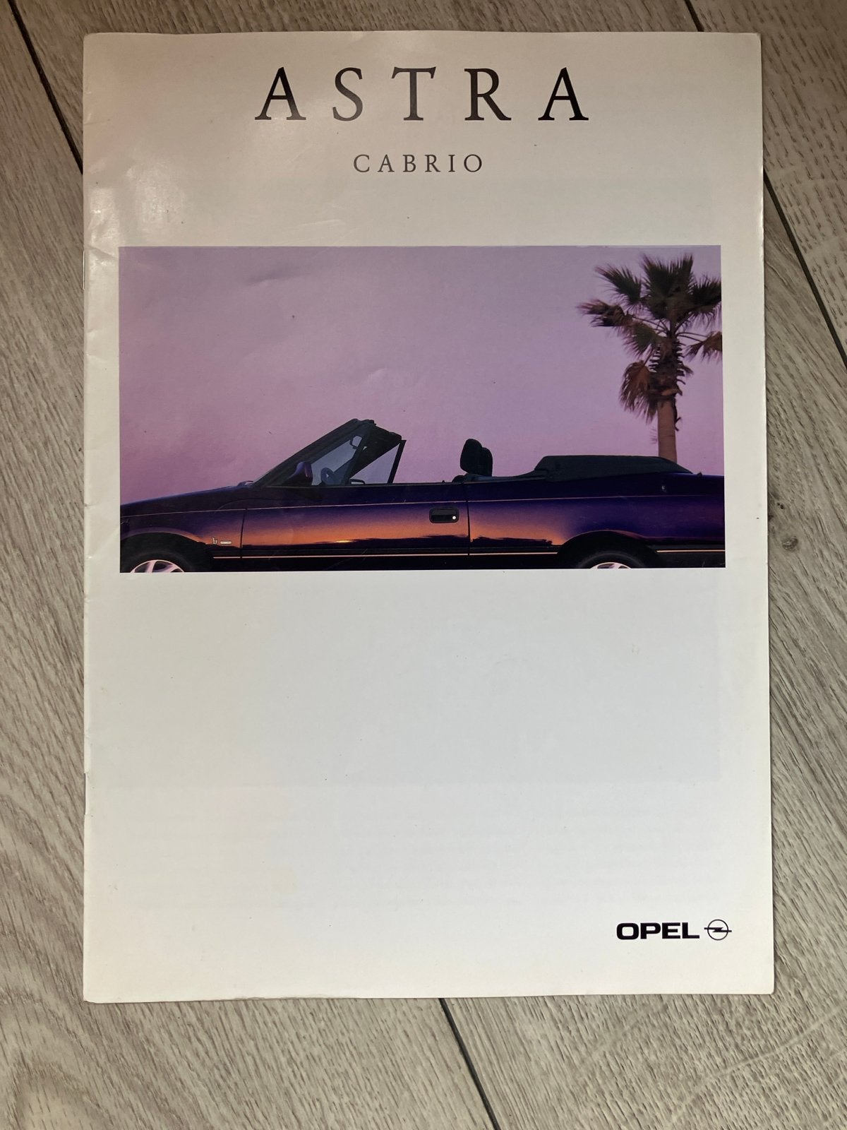 Opel Astra Cabrio brochure, Ophalen of Verzenden, Zo goed als nieuw, Opel
