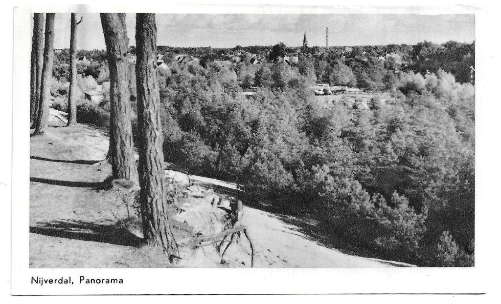 AK Nijverdal - Panorama, Verzenden, 1940 tot 1960, Ongelopen, Overijssel