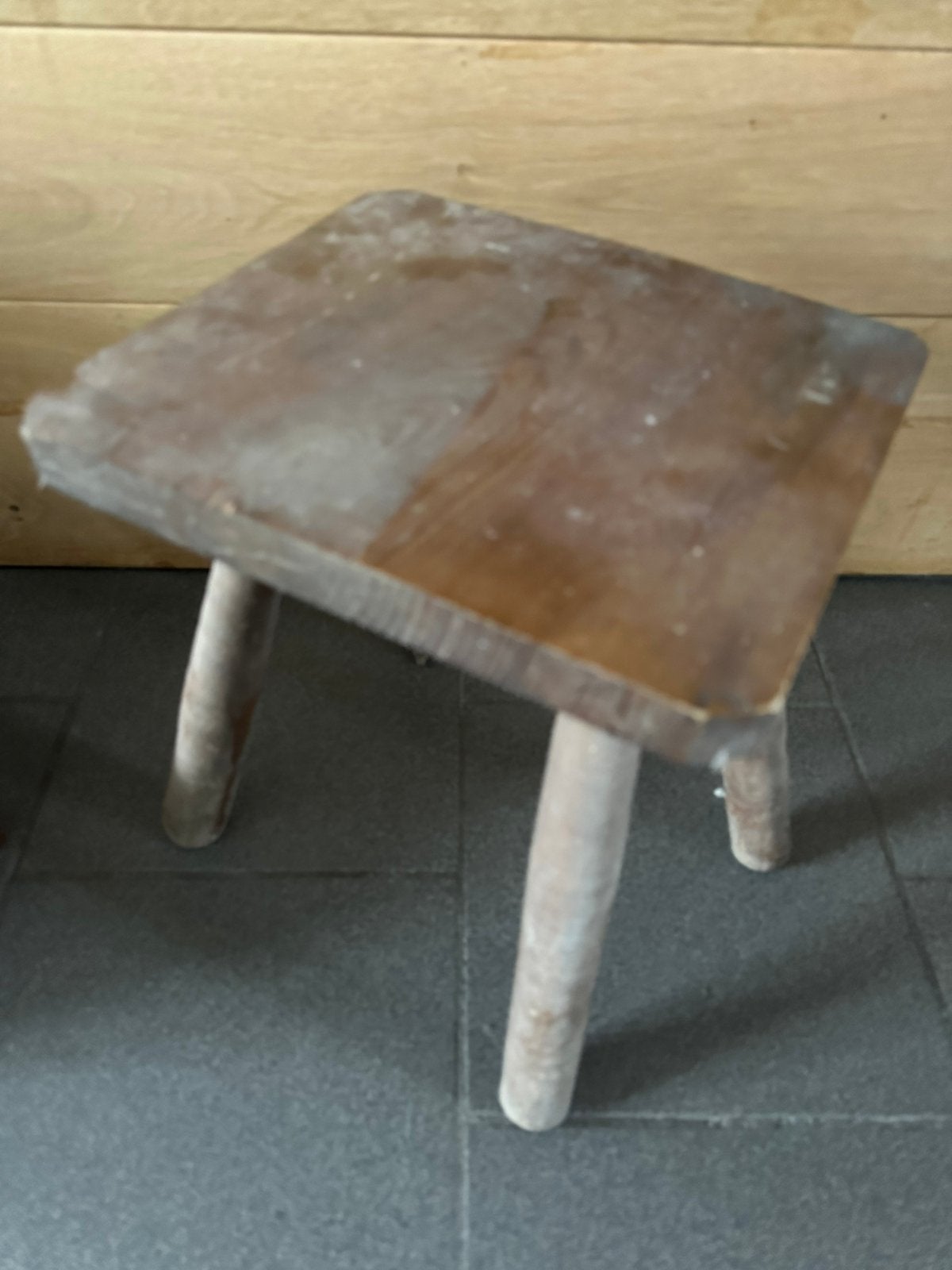Echte eiken melk kruk, Huis en Inrichting, Ophalen, Zo goed als nieuw, Hout