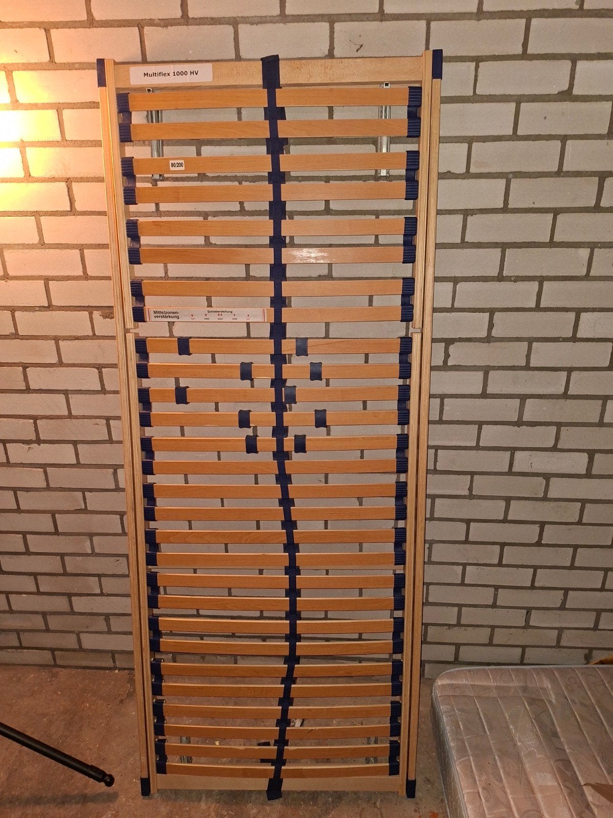 2x Verstelbare Lattenbodems Multflex 1000 HV 80x200 cm